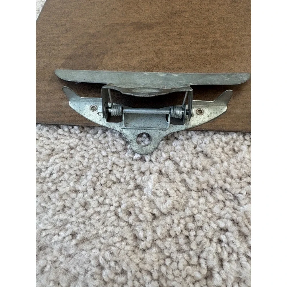 Vintage UIC‎ Hardboard Clipboard 15 x 9 Metal Clip Holder Made in USA Office